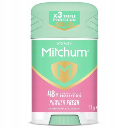 Mitchum Powder Fresh Kvinders 48-Timers Antiperspirant Stick 41G