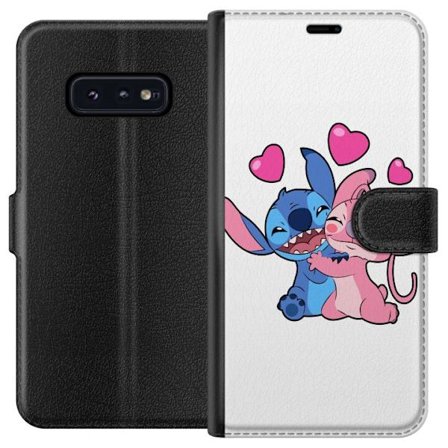 Yhteensopiva Lompakkokotelo Samsung Galaxy S10e Lilo & Stitch