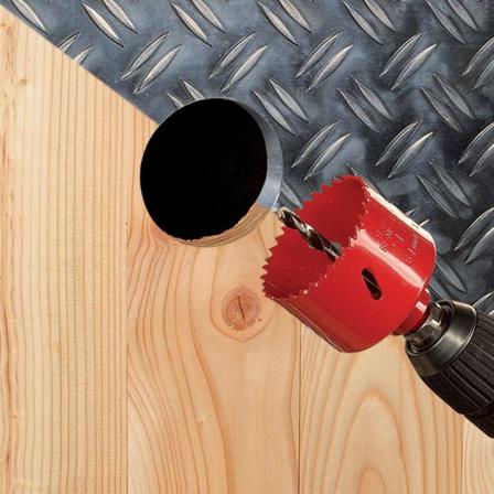 Wolfcraft Hålsåg 68 Mm Med Hexfäste 5474000 Röd S