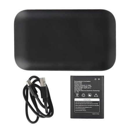 Bærbar Mobil WiFi Hotspot med SIM-kortspor 3G 4G Støtte 10 Brukere 3200mAh Batteri Svart