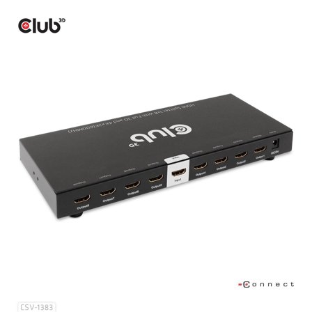 Club 3D 1 To 8 HdmiT Splitter Full 3D