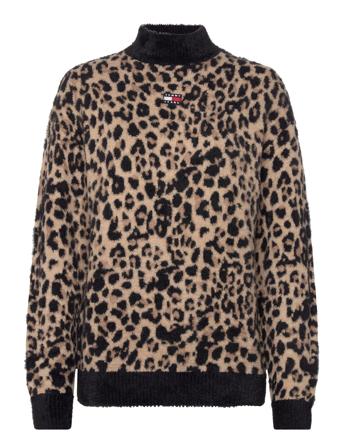 Tjw Turtleneck Leo Sweater Høyhalset Pologenser Brun Tommy Jeans*Betinget Tilbud