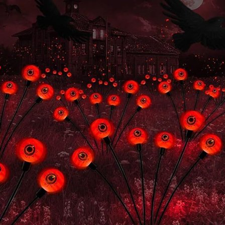 Halloween Scary Eyeball Lights Outdoor Solar Light PUNAINEN