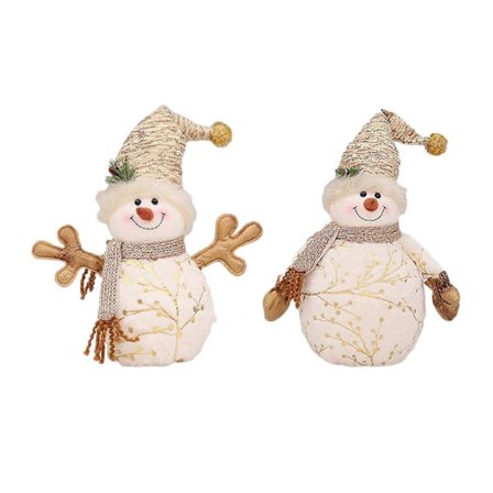 2 stk. julemand dukke kort plys til butikscenter vindue