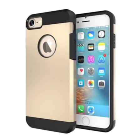 Exklusiv Stilren Händig Hybrid Armor Skal - iPhone 7 FLOVEME