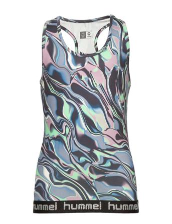 Hmlnanna Top T-shirts Sports Tops Multi/mønstret Hummel