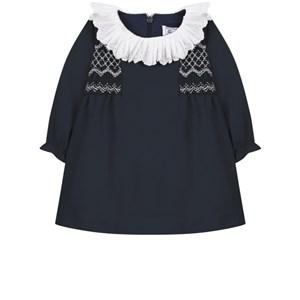Tartine et Chocolat Embroidered Dress Marine 3 Years - Dresses - 3 years - Navy