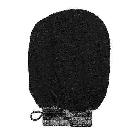 Svarte marokkanske Hammam skrubbehansker, magiske eksfolierende hansker, eksfolierende badehansker