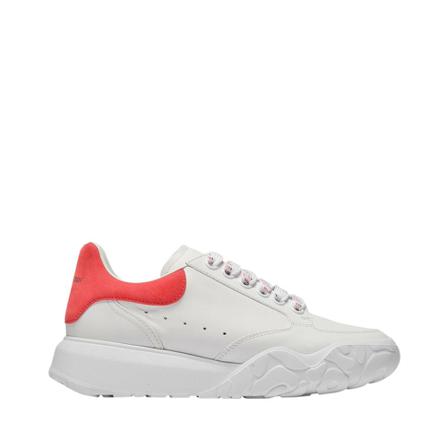 Alexander McQueen Tennis Sneakers , Wit , Dames , Maat: 38 EU
