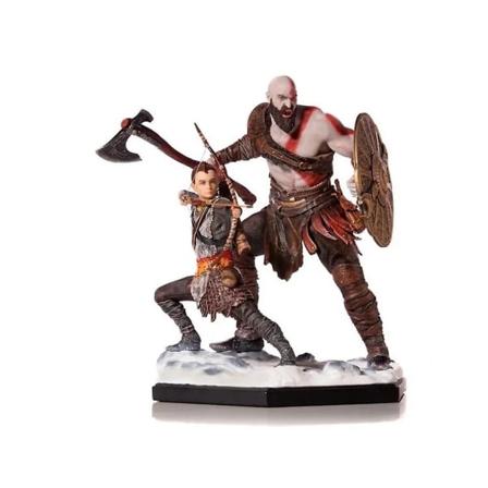 God Of War Figur, 20cm/7.9inch Kratos Far og Søn Anime Karakter Figurer Model Samling Dekorationer Håndværk Legetøj Til Anime Fan