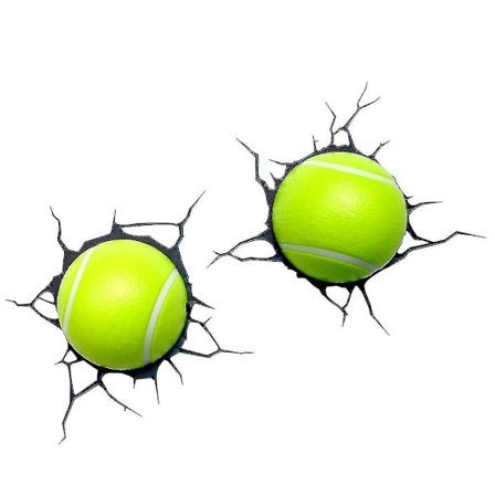 Dekorativ LED-belysning - Tennisbollar[D]