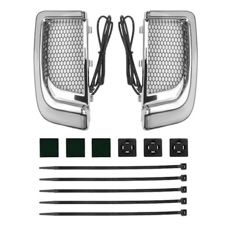 Motorsykkel LED-lys Blinklys SØLV