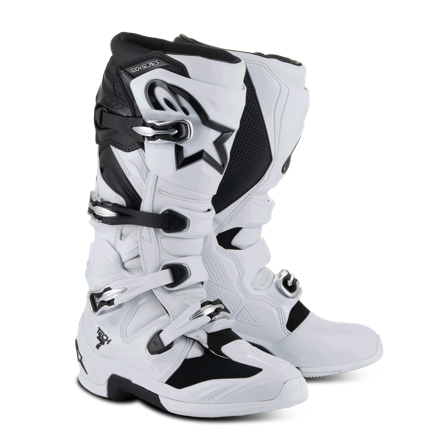 Buty Cross Alpinestars Tech 7 Złamany Biały/Czarny 43