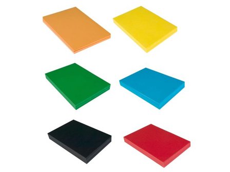 Tonpapper A4 blå 500/fp - Lyreco - Skola och förskola - Hobbypapper - Färgat