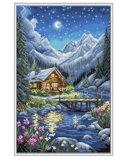 Broderikit Billede Månens lys - LetiStitch