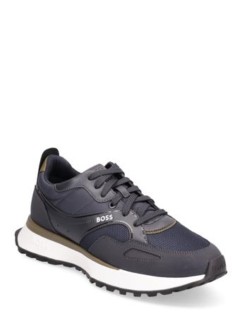 Jonah_Runn_Mxpr_N Lave Sneakers Marineblå BOSS*Betinget Tilbud