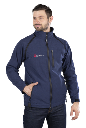 24MX Team Softshell-Jacka Med Avtagbara Ärmar Blå S