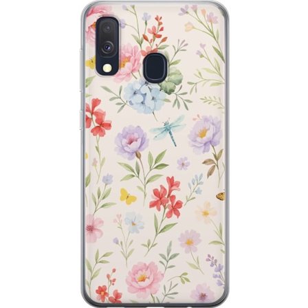 Kompatibelt Mobilskal till Samsung Samsung Galaxy A40 Blommor