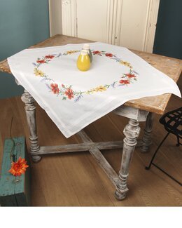 Broderipakke Duk Sommerkrans - Vervaco