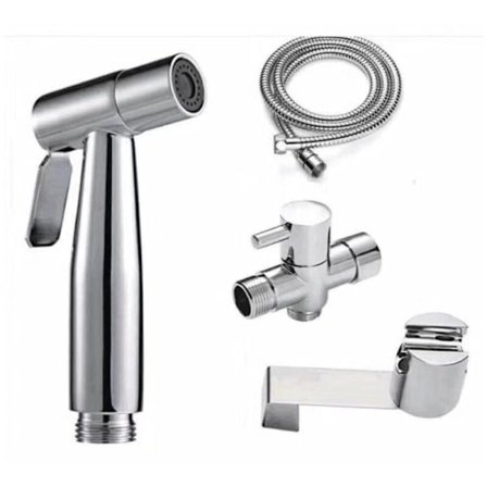 Toalett duschset, duschhuvud för rengöring