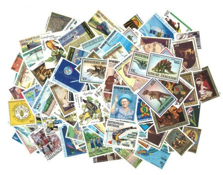 Centralafrika 1980-1990 - Frimærkepakke - 143 frimærker og 26 miniark - Pos