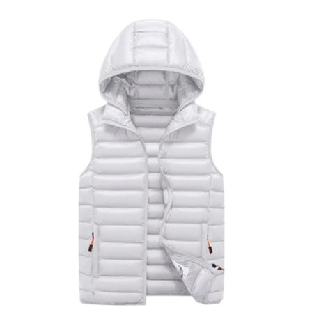 Herrväst I Enfärgad Ytterkläder