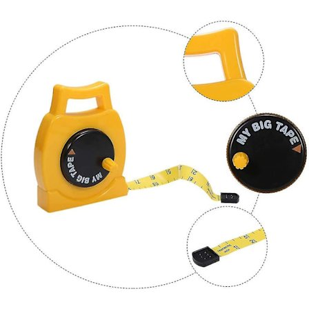 Blødt Tilbagetrækkeligt Målebånd Børnemålebånd Legetøj Til Krops Klud Syning Håndværk Skrædderstof