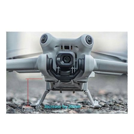For DJI Mini4Pro Drone Booster Støttebein DJI Tilbehør Bærbar Multifunksjonell Praktisk Sammenleggbar Landingsunderstell