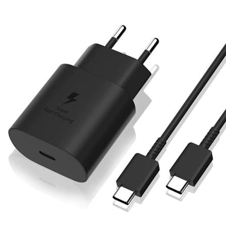 Snabbladdare 25W - Phonillico - USB-C - 1 meter - Kompatibel med Galaxy Z FLIP 7 / FOLD 7