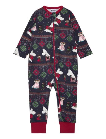 MUMIN Ornament Pyjamas - Navy - 62