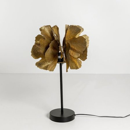 Pöytävalaisin, kukkavarjostin, metallijalusta, 55 cm