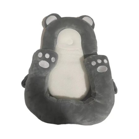 Babykudde mot platt huvud, anti-snedhuvud korrigering, nyfödd kudde, anti-madrass, tecknad baby stereo