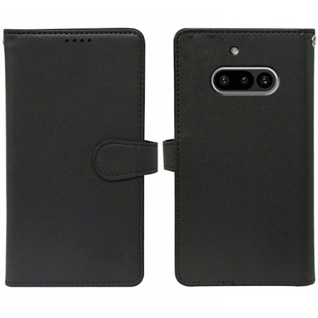 Nothing Phone (3a) Cover with 9 Card slots - Black