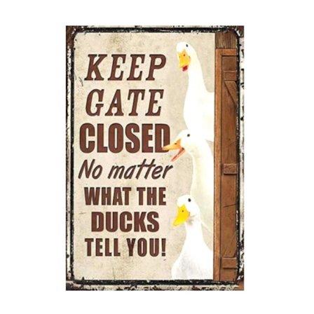 Aluminiumformad metallskylt i form av anka, vintage väggdekor i form av anka för , sovrum, bar, restaurang, kafé, klubb, 30 x 20 cm