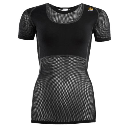 Aclima WoolNet T-Shirt Women Women base layer tops Black M