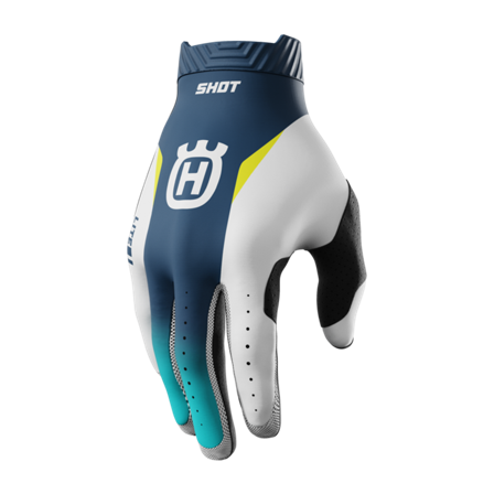 Mănuși Motocross Shot Lite Husqvarna albastru M