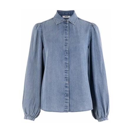 Anna Van Toor Blouse , Blauw , Dames , Maat: S