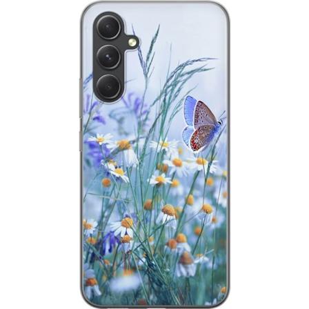 Samsung Galaxy S24 FE Gjennomsiktig deksel Blomster