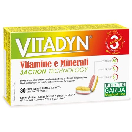 Vitadyn Vitamine/Minerali 30 Compresse Rilascio Differenziato