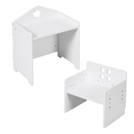 Lasten pöytä- ja tuolisarja liitutaulupinnalla