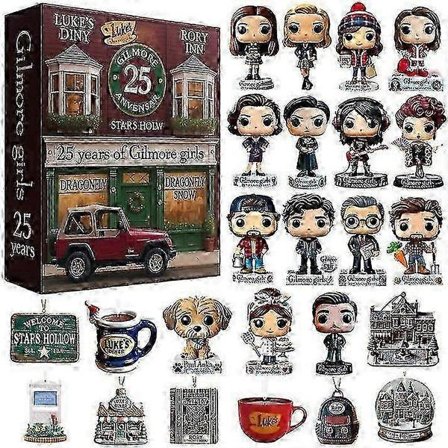 2025 Julekalendere Dekor Akryl Full stil