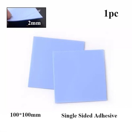 Silikon Thermal Pad Thermal Pad Sheet 100X100X2MM