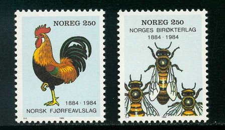 Norge - AFA 916-917 - Postfrisk