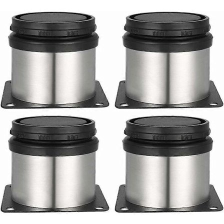 4 Justerbare Ben 50mm Høyde Fortykket Skapben Bordben Møbelben [DB]