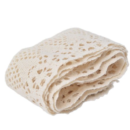 10 meter blonderim DIY Multi Purpose Elegant Myk Hudvennlig Syblonder Bånd Trim for Innpakning Festdekorasjoner