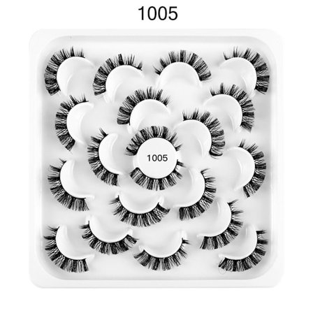 10 par Russian Strip Lashes Lösögonfransar 1005 1005