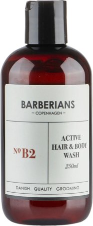 Barberians cph Active Hair & Body Wash 250 ml, Mænd, Kropspleje, Bad & Brus