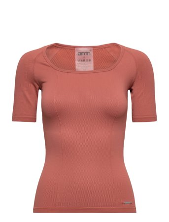 Luxe Seamless Short Sleeve Red Aim ́n