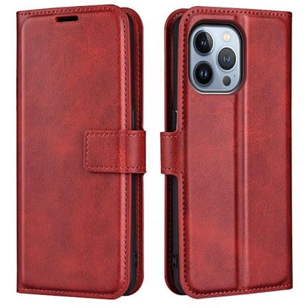 iPhone 14 Pro Wallet Leather Red