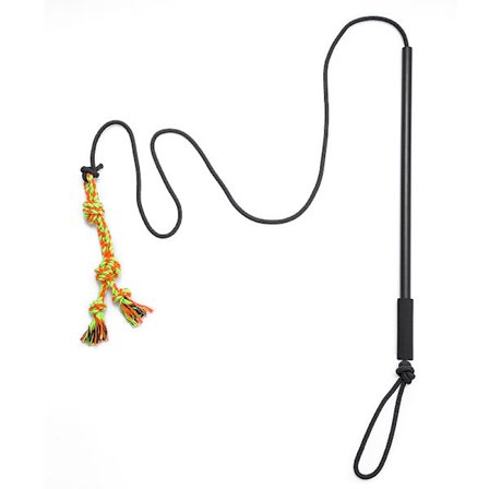 Wabjtam Hundeflirtende Pindelegetøj, Interaktivt Drilleri Pind, Til Hund Træk Ud Krigsførelse Og Udendørs Træning, Båndet Madding Legetøj, Med Tygge 